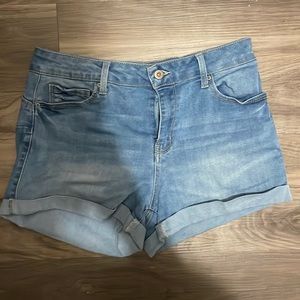 Fashion nova high rise jean shorts